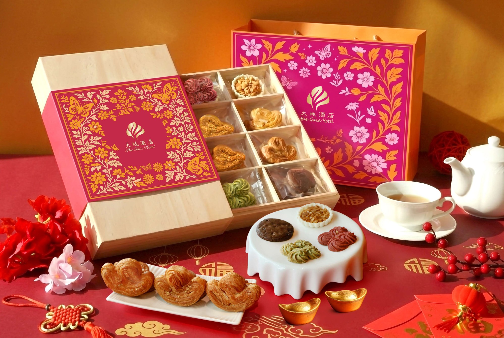 大地酒店2026年新春限定「瑞馬豐年禮盒」鹹甜上市