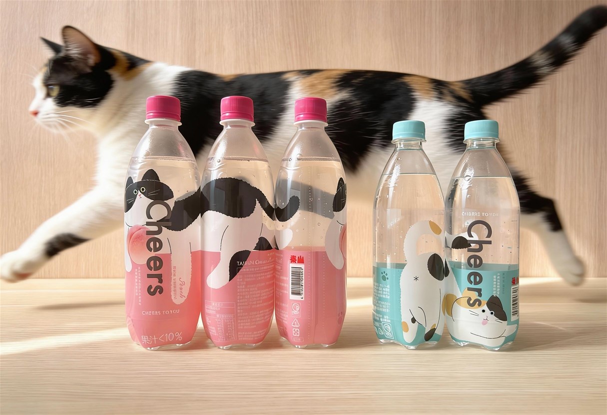 泰山Cheers氣泡水掀起「萌經濟」 貓咪限定版引爆收集潮